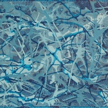 Malerei mit dem Titel "Solo blu" von Mirkoangel, Original-Kunstwerk, Andere