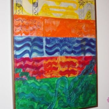 Painting titled "Enigma" by Mirna Salamanques, Original Artwork, Other