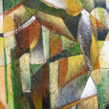 Pittura intitolato "Casebre" da Miro, Opera d'arte originale