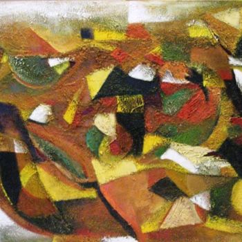 Pittura intitolato "Folia" da Miro, Opera d'arte originale