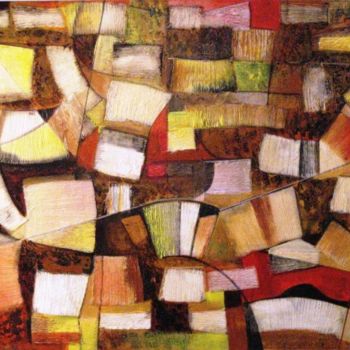 Peinture intitulée "Leques" par Miro, Œuvre d'art originale