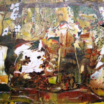 Peinture intitulée "Jardim Japones" par Miro, Œuvre d'art originale, Acrylique