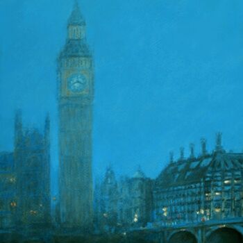 Dessin intitulée "London" par Kamil Mirocha, Œuvre d'art originale, Pastel
