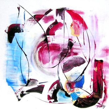 Peinture intitulée "Graphisme - Dominiq…" par Miroir Des Emotions Atelier D'Expression  Issoudu, Œuvre d'art originale