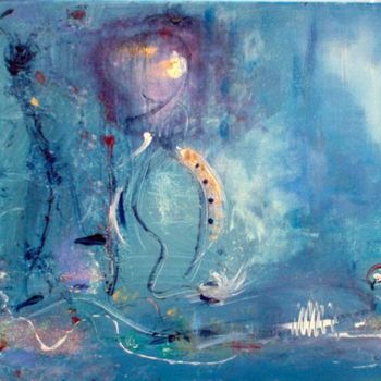 Peinture intitulée "En piste!...Pascale…" par Miroir Des Emotions Atelier D'Expression  Issoudu, Œuvre d'art originale