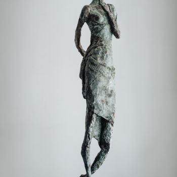 Sculpture titled "Style" by Mironova Olga Gubareva-Mukha Lyudmila, Original Artwork, Metals