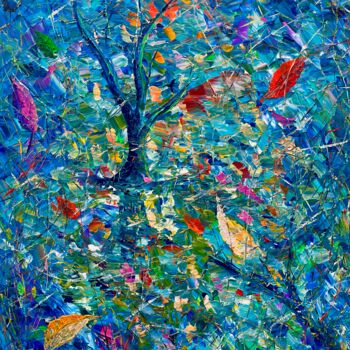 Peinture intitulée "Otoño (autumn)(acrí…" par Miroslav Spadrna, Œuvre d'art originale, Acrylique