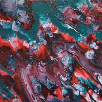 제목이 "Abstraction - Corals"인 미술작품 Miroslava Samoshkina로, 원작, 아크릴