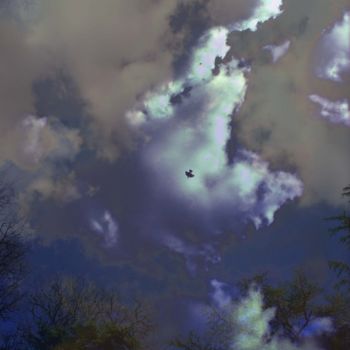 Photographie intitulée "Cielo de tormenta" par Mirta Pagano, Œuvre d'art originale