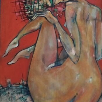 Painting titled "Upojne chwile" by Mirzak, Original Artwork, Oil