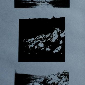 「Paysages multiples」というタイトルの製版 Mise En Graphieによって, オリジナルのアートワーク, スクリーン印刷