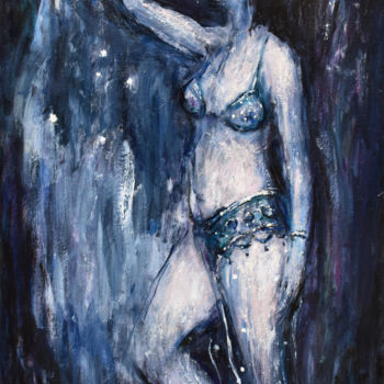 绘画 标题为“The night” 由Misha Sydorenko, 原创艺术品, 油