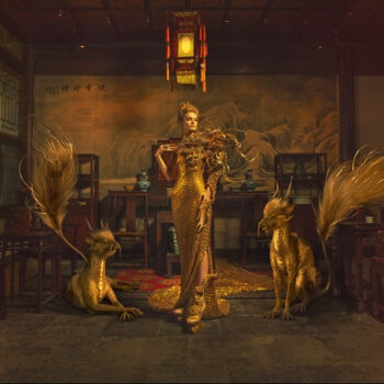 Photography titled "Wolves of Beihai, S…" by Miss Aniela, Original Artwork, Digital Photography