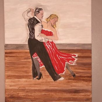 Painting titled "Danse" by Missduval, Original Artwork