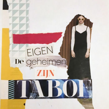 Collages intitolato "geheimen" da Miss Eclectic, Opera d'arte originale, Carta