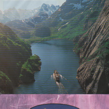 Collages getiteld "Que reste-t-il de v…" door Missterre Apocalypse, Origineel Kunstwerk, Papier snijwerk