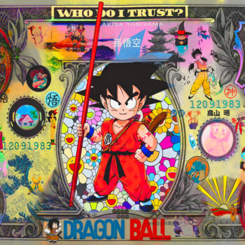 Painting titled "DRAGON BALL FOREVER" by Mister Pablo Costa, Original Artwork, Acrylic Mounted on Aluminium