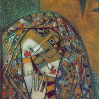 Painting titled "Maternity X" by Peter Mitchev, Original Artwork