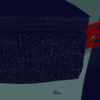 Arts numériques intitulée "sizzor fish" par Mi Tina, Œuvre d'art originale, Peinture numérique