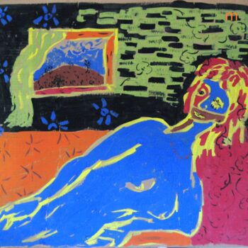 "through a window" başlıklı Tablo Mi Tina tarafından, Orijinal sanat, Zamklı boya