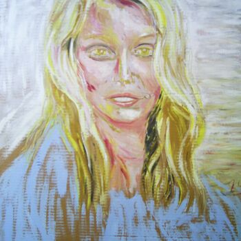 Peinture intitulée "Norwegian Portrait" par Mi Tina, Œuvre d'art originale, Huile