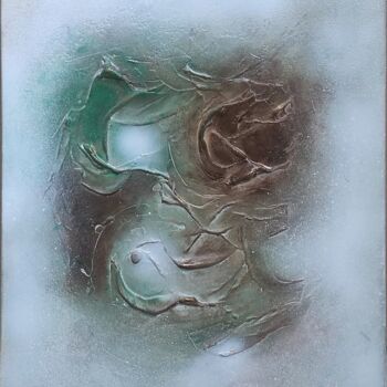 Картина под названием ""Quand tombent les…" - Mitty, Подлинное произведение искусства, Акрил Установлен на Деревянная рама д…