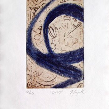 Prenten & gravures getiteld "0472" door Mizael C., Origineel Kunstwerk, Gravure