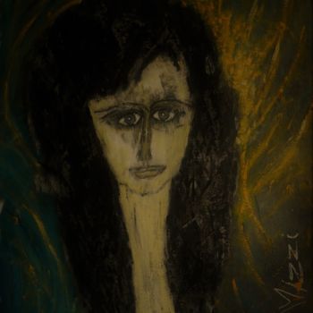 Painting titled "Mélancolie IV" by Mizzi, Original Artwork, Other