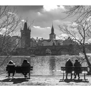 Fotografía titulada "Love in Praha" por Michaël B. (mkb_9t), Obra de arte original, Fotografía digital