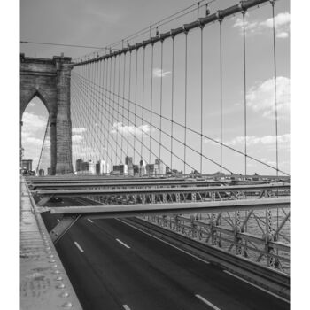 Fotografia zatytułowany „Brooklyn Bridge #1” autorstwa Michaël B. (mkb_9t), Oryginalna praca, Fotografia cyfrowa