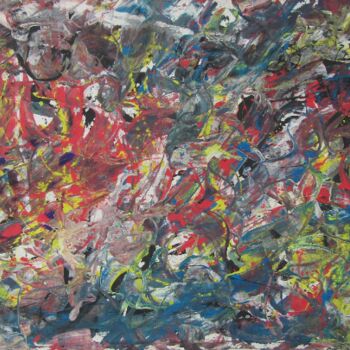 Malarstwo zatytułowany „The colors of love” autorstwa Jafeth Moiane, Oryginalna praca, Olej