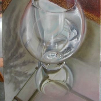 Painting titled "TRANSPARENCE" by Marie-Laure Couet, Original Artwork, Oil