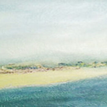 Malerei mit dem Titel "Chacala playa" von Martine Lecouvreux, Original-Kunstwerk, Öl