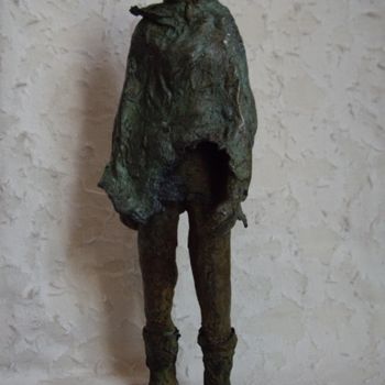 Скульптура под названием "Jour de pluie" - Michèle Lemée, Подлинное произведение искусства