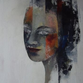 Peinture intitulée "Rêverie" par Michèle Lemée, Œuvre d'art originale