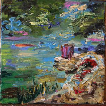 Pittura intitolato "Рицц" da Margarita Makarova, Opera d'arte originale, Olio