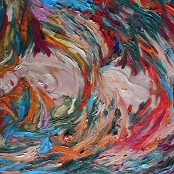 Peinture intitulée "Танец Саломеи" par Margarita Makarova, Œuvre d'art originale, Huile