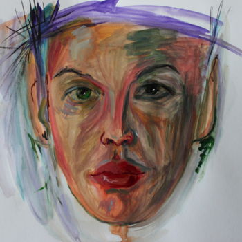 Картина под названием "Лив Тейлор" - Margarita Makarova, Подлинное произведение искусства, Акварель