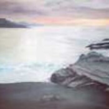 Pintura titulada "Playa de Fuertevent…" por M.Mejias, Obra de arte original