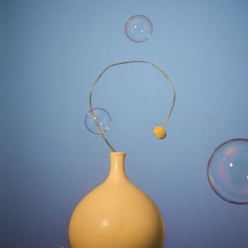 Photography titled "Yellow vase" by Mmiri, Original Artwork, Digital Photography
