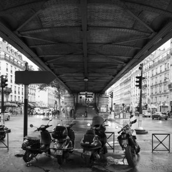 Fotografia zatytułowany „Station de métro (P…” autorstwa Mykh Radenko, Oryginalna praca, Fotografia cyfrowa