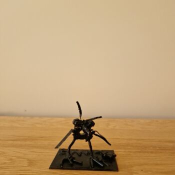 Sculpture intitulée "Mosquito" par Modern Art, Œuvre d'art originale, Métaux