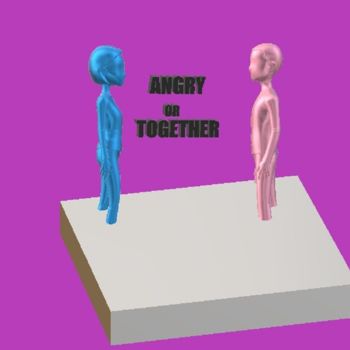 Digital Arts titled "relationship" by Akdj, Original Artwork, 3D Modeling