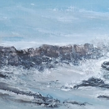 Painting titled "Ouessant" by Mof, Original Artwork, Acrylic