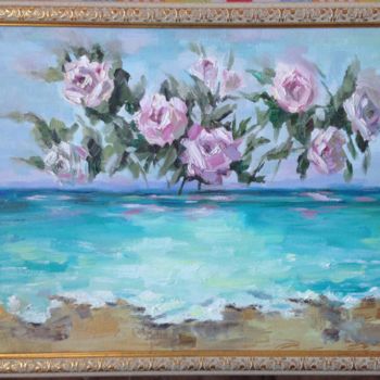 Картина под названием "Моё море" - Даша Могилева, Подлинное произведение искусства, Масло