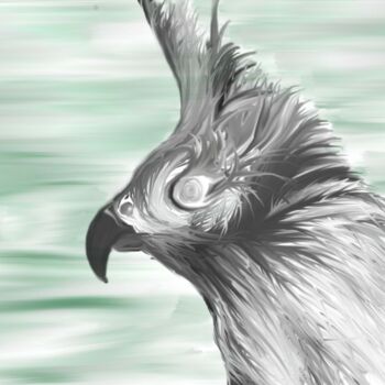 Digital Arts titled "Javanes Eagle" by Mohamad Hidayat, Original Artwork, Digital Painting