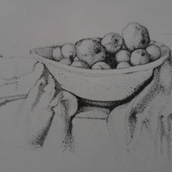 Tekening getiteld "fruit" door Moumouh, Origineel Kunstwerk