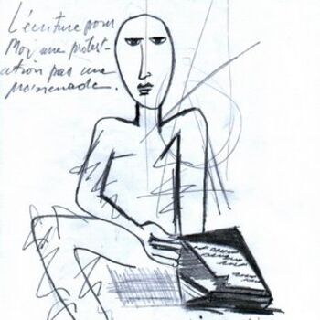 「DESSIN」というタイトルの描画 Mohamed El Jerroudiによって, オリジナルのアートワーク