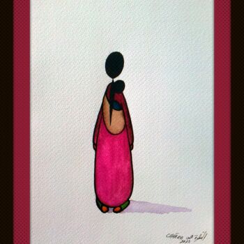 "La Maman" başlıklı Tablo Mohammed Chaara tarafından, Orijinal sanat