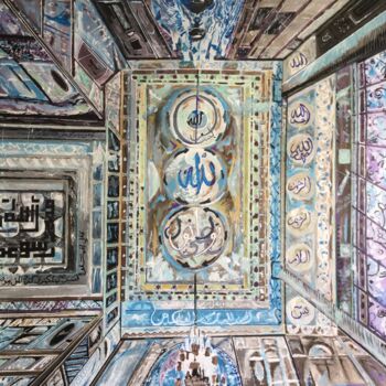 Malarstwo zatytułowany „the tomb” autorstwa Mohammed Rachid Iraqi, Oryginalna praca, Olej